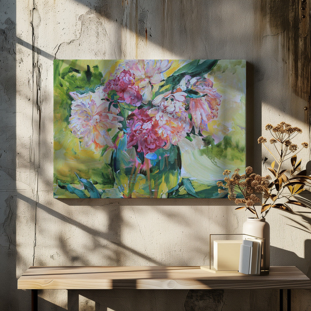 Peonies in a vase