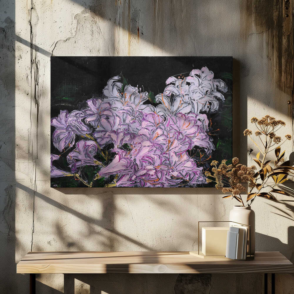 boss flower oil on canvas