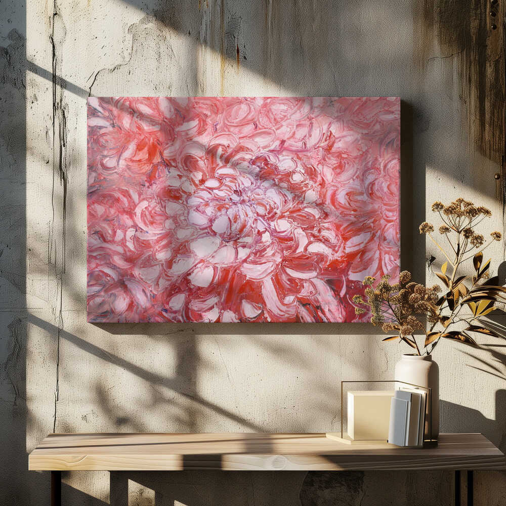 chrysanthemum oil on canvas