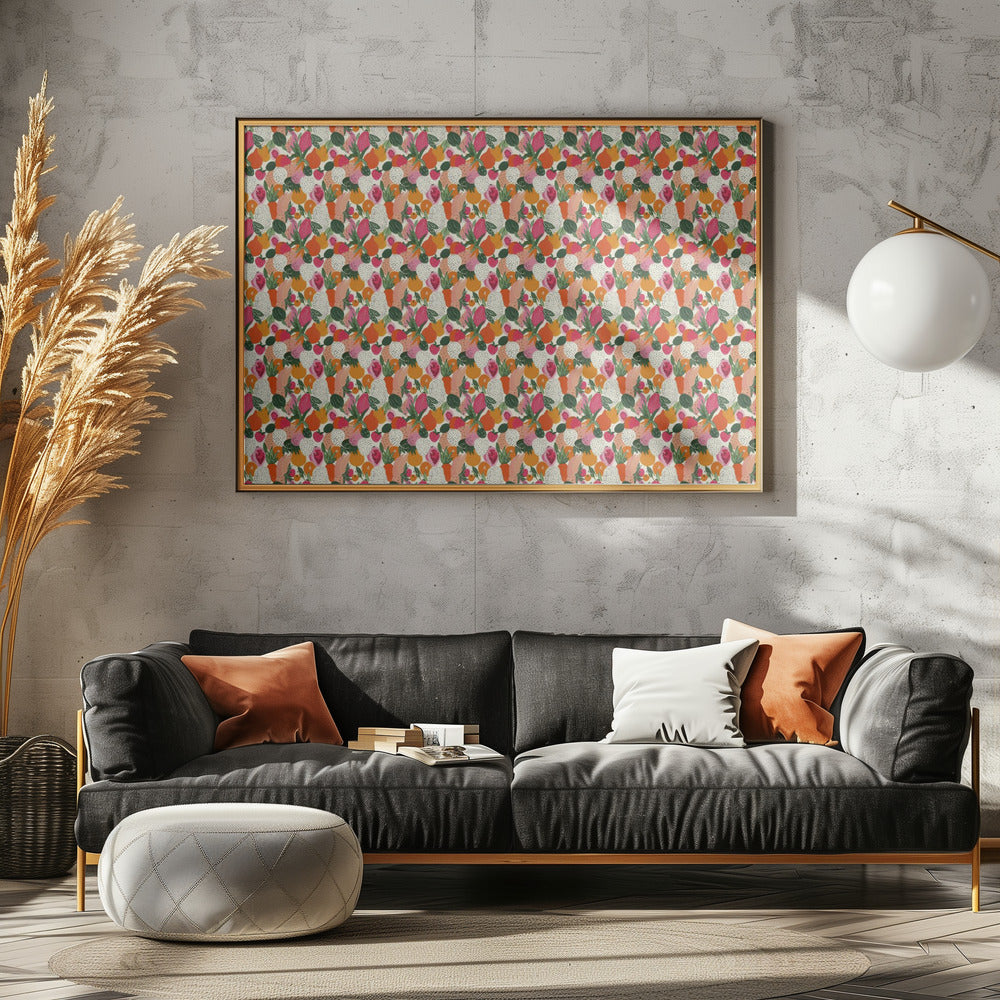 Art Prints of Fresh fruits pattern 3