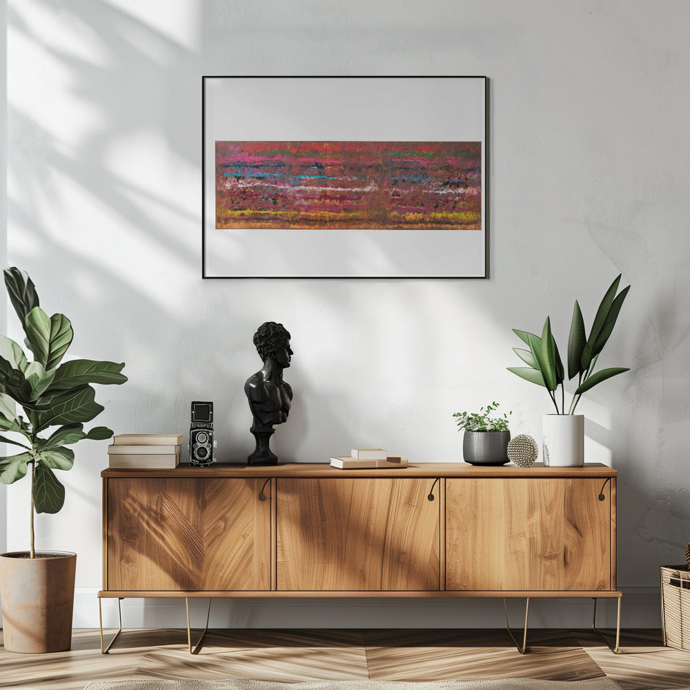 Art Prints of Sunset River Water