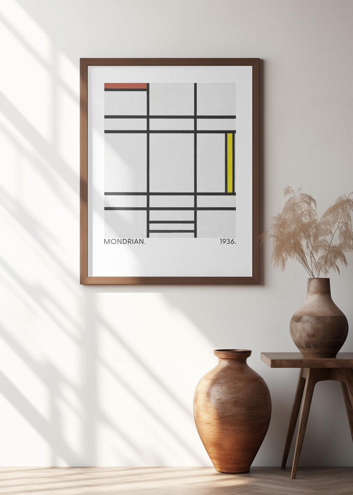 Composition in White, Red, and Yellow 1936