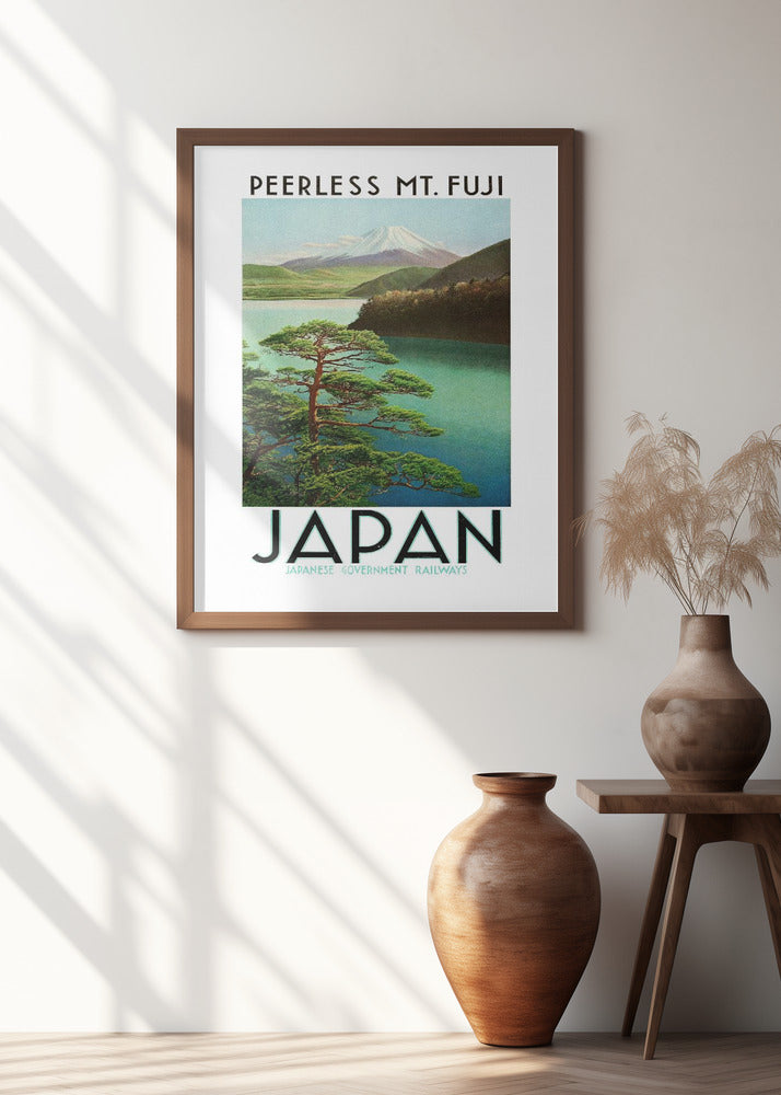 1930s Japan Travel Poster Japanese Government Railways