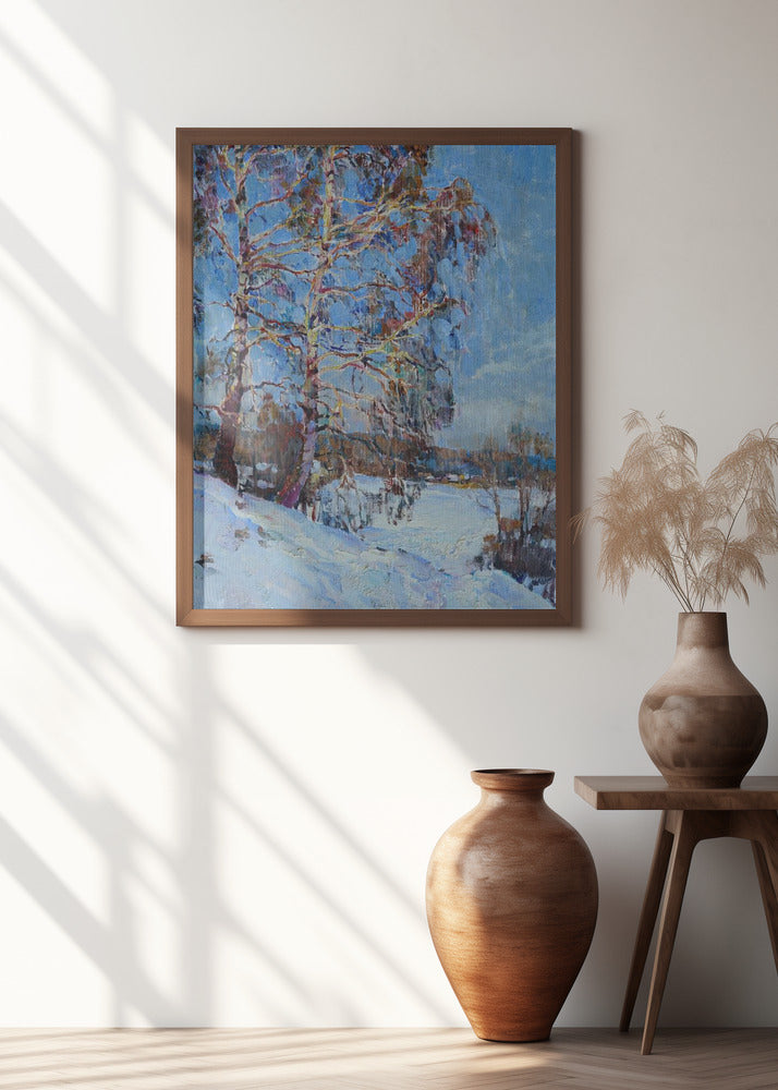 Winter birches
