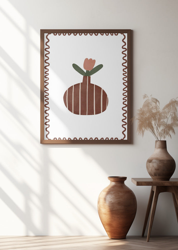 Striped Vase Bloom