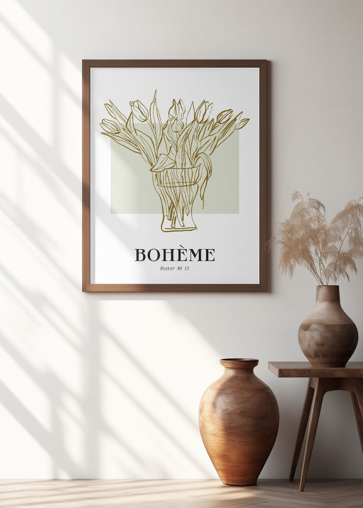 Golden Tulip Vase