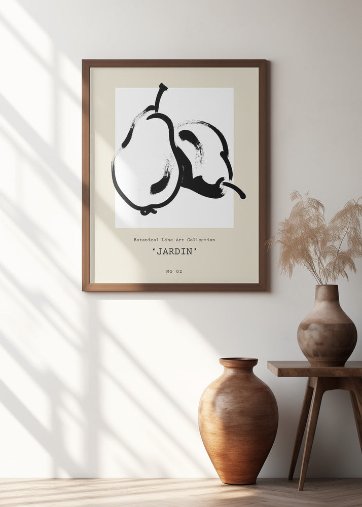 Monochrome Pears