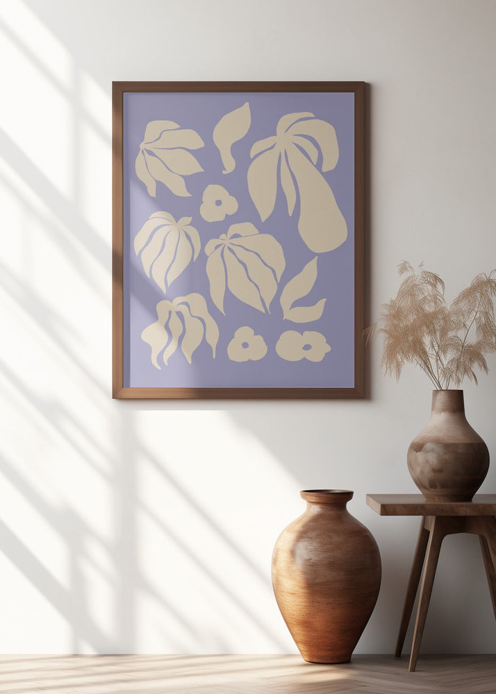 Lilac Leaf Silhouettes