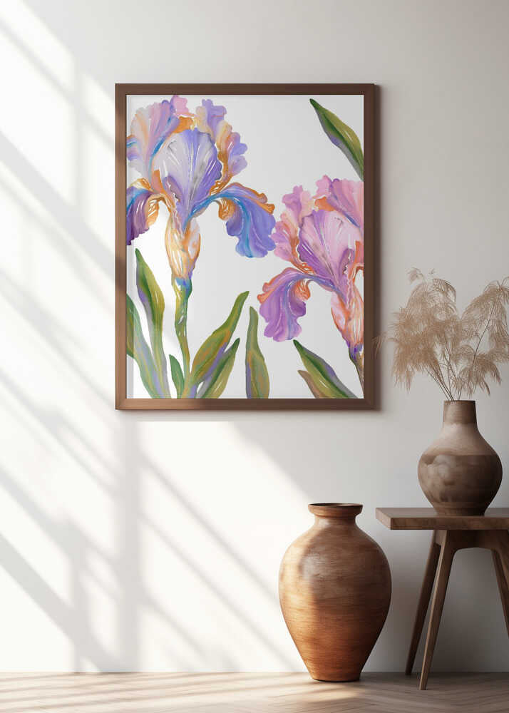Watercolor Iris