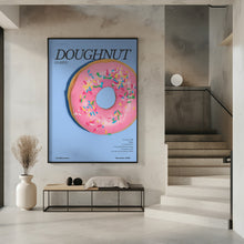 Art Prints of Pink Glaze Doughnut
