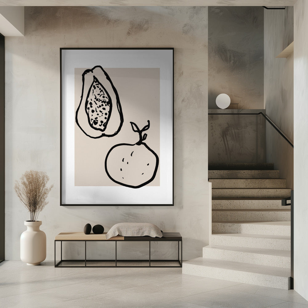 Monochrome Fruits