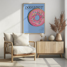 Art Prints of Pink Glaze Doughnut