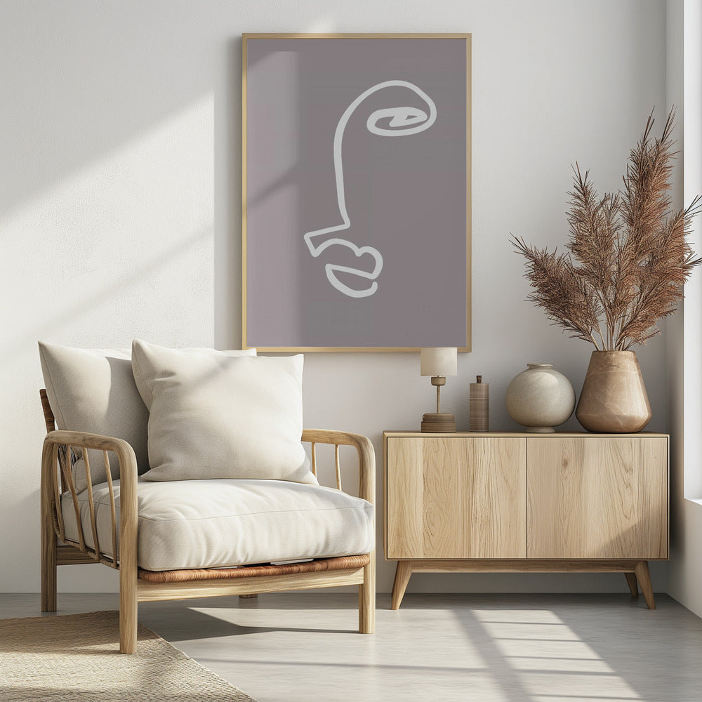 Curved Line Face