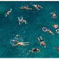 Blue water swim
