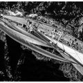 Art Prints of Above the racing ship