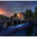Art Prints of Amsterdam Sunset