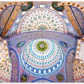 The Blue Mosque – The Sultan Ahmed Mosque. Columns and Main Domes. Istanbul. Turkey © Nora de Ang