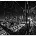 Art Prints of Brooklyn bridge lights