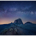 Ship Rock Under The Night Sky