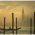 Gondola in the mist