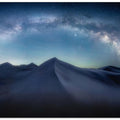 Desert starry sky