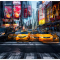 Art Prints of a taxi for christmas