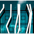 Art Prints of abstract facade