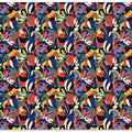 Vibrant Flowery Waves