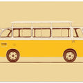 Art Prints of Yellow Van