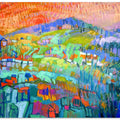 Vibrant Hillside Dreams