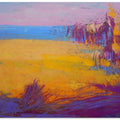 Vibrant Sunset Fields