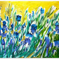 Burst of Blue Blooms