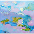 Abstract Pink Landscape