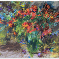 Marigolds in a vase