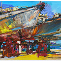 Ships under repair