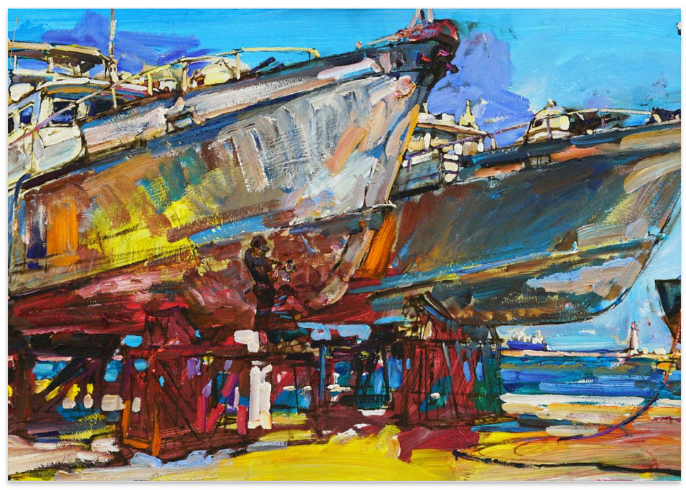 Ships under repair