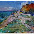 Fishing nets on the beach