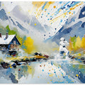 Art Prints of Running Spaceman