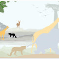 Kids On Safari Mural