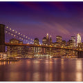 BROOKLYN BRIDGE New York City Sunset