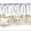 Art Prints of BOSTON Skyline | Vintage