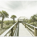 Bridge to the beach | Vintage