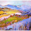 Colorful Hillscape