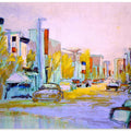 Sunlit Street Scene