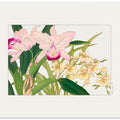 Oncidium Woodblock Painting