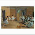 The Dance Foyer At the Opera On the Rue Le Peletier No.2