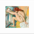 Woman Drying Her Foot