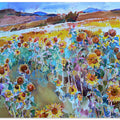 Sunflowers in the mountain