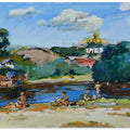 River beach