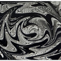 Dollar Bill Abstract 100 Black